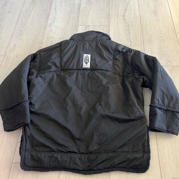 Free People Movement Nomad Soul Solid Parka Jacket Coat Black size S - Picture 5 of 12